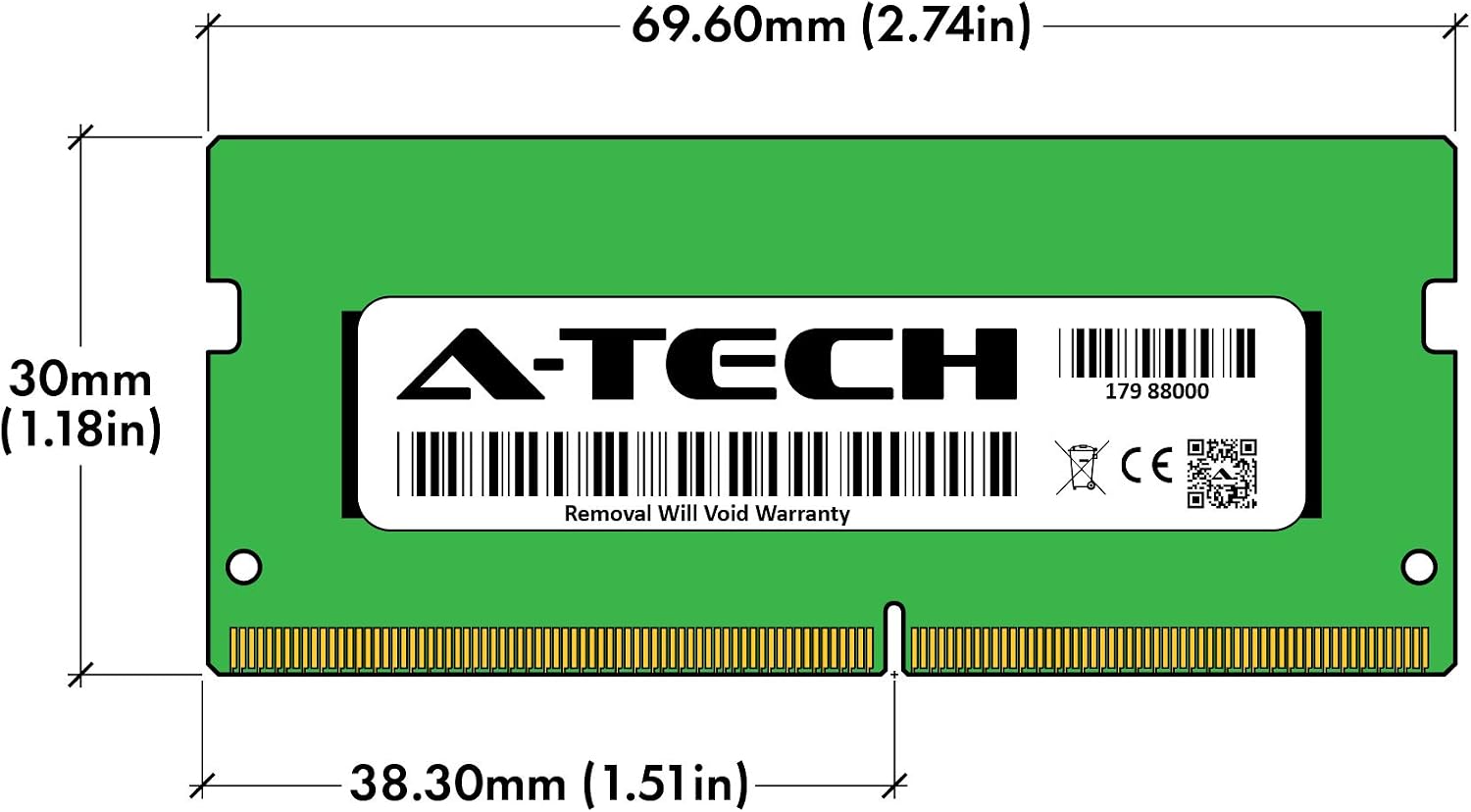 A-Tech 8GB Kit (2x4GB) RAM for Acer Nitro 5 AN515-54-5812 Gaming Laptop | DDR4 2666MHz SODIMM PC4-21300 (PC4-2666V) Memory Upgrade Modules