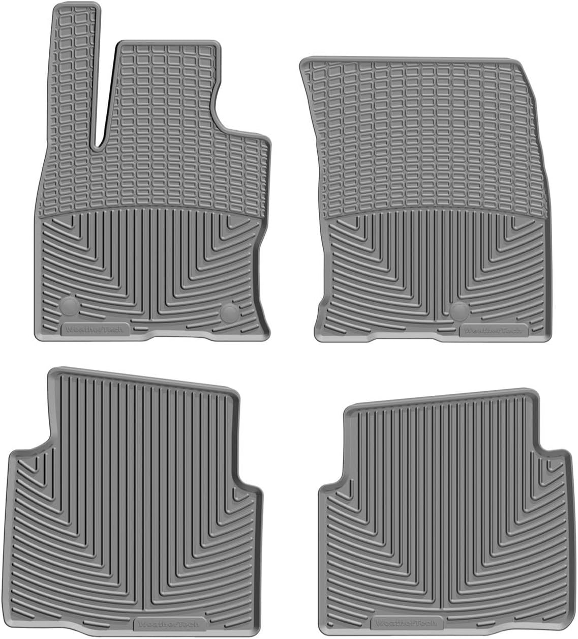 WeatherTech All-Weather Floor Mats for Ford Escape 1st & 2nd Row (W531GR-W532GR), Grey