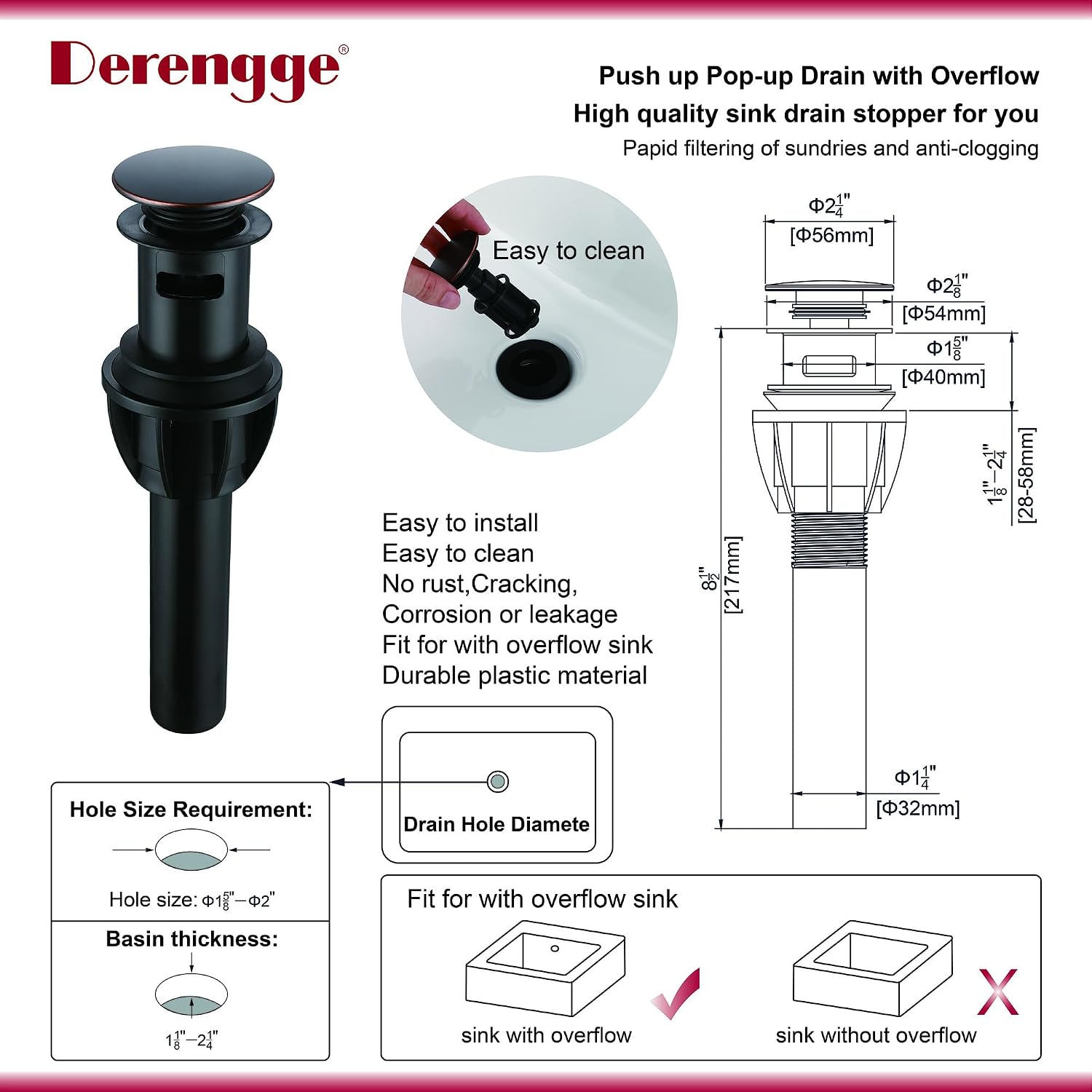 Two Handle Bathroom Faucet Oil Rubbed Bronze Bathroom Lavatory Sink Faucet 3 Hole with Pop up Drain Assembly, Classic 4 Inch Centerset with 360° Swivel Spout,2 Pack,F-0048-ORB