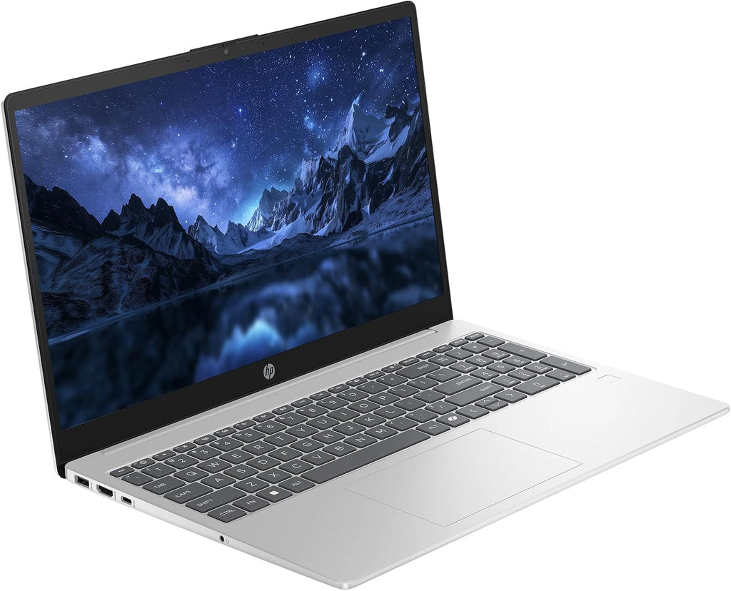 HP 15.6' Business Laptop Computer, Intel Core i5-1334U 10-Core (Up to 4.6Ghz), 16GB RAM 512GB SSD, Fingerprint Reader, Backlit Keyboard, Windows 11, Numeric Keypad, SageNova Earphones, Silver