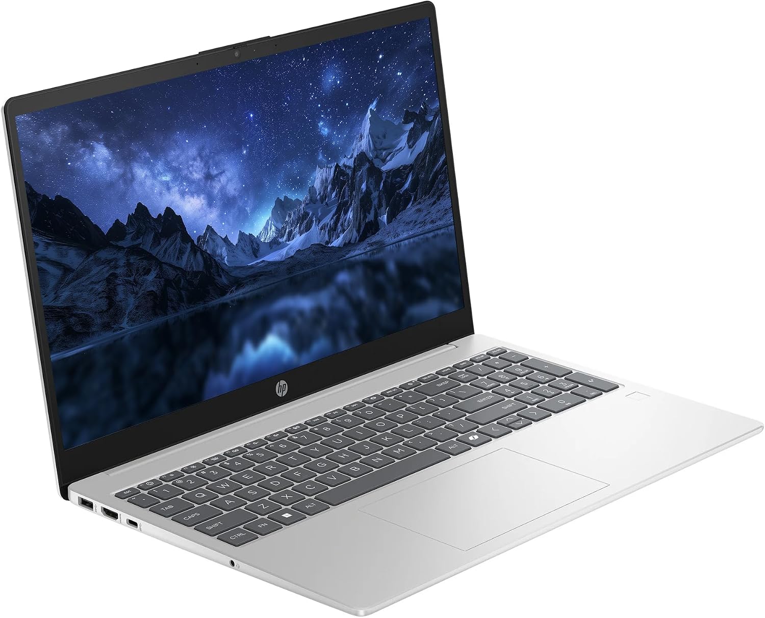 HP 15.6' Business Laptop Computer, Intel Core i5-1334U 10-Core (Up to 4.6Ghz), 16GB RAM 512GB SSD, Fingerprint Reader, Backlit Keyboard, Windows 11, Numeric Keypad, SageNova Earphones, Silver
