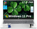 HP 17 Business Laptop Computer - 17.3' FHD Display, Intel 10-Core i5-1334U CPU, Intel Graphics, Wi-Fi 6, Backlit Keyboard, Fingerprint, Windows 11 Pro PC for Study & Work（32 GB RAM | 1 TB SSD）