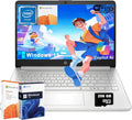 HP 2025 14' HD Laptop Computer for Student Business, Copilot AI, 1-Year Office 365, 8GB RAM, 128GB UFS + 256GB MSD, 4-Core Intel N150, Wi-Fi 6, Long Battery Life, Windows 11 Home, w/Zenbyte Accessory