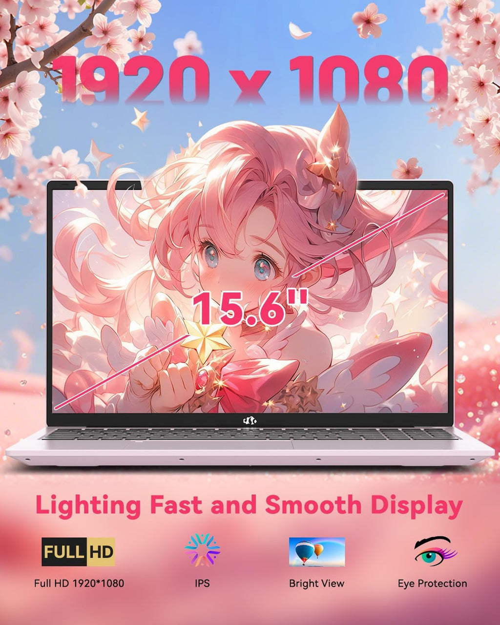 NIMO 15.6' IPS FHD-Business-Laptop, 8 Cores AMD Ryzen 7 Pro 6850U 32GB LPDDR5 RAM 1TB SSD (Beat i7-1360P Up to 4.7GHz) Radeon-680M 100W Fast PD for Content Creators & Student 2-Yr Warranty