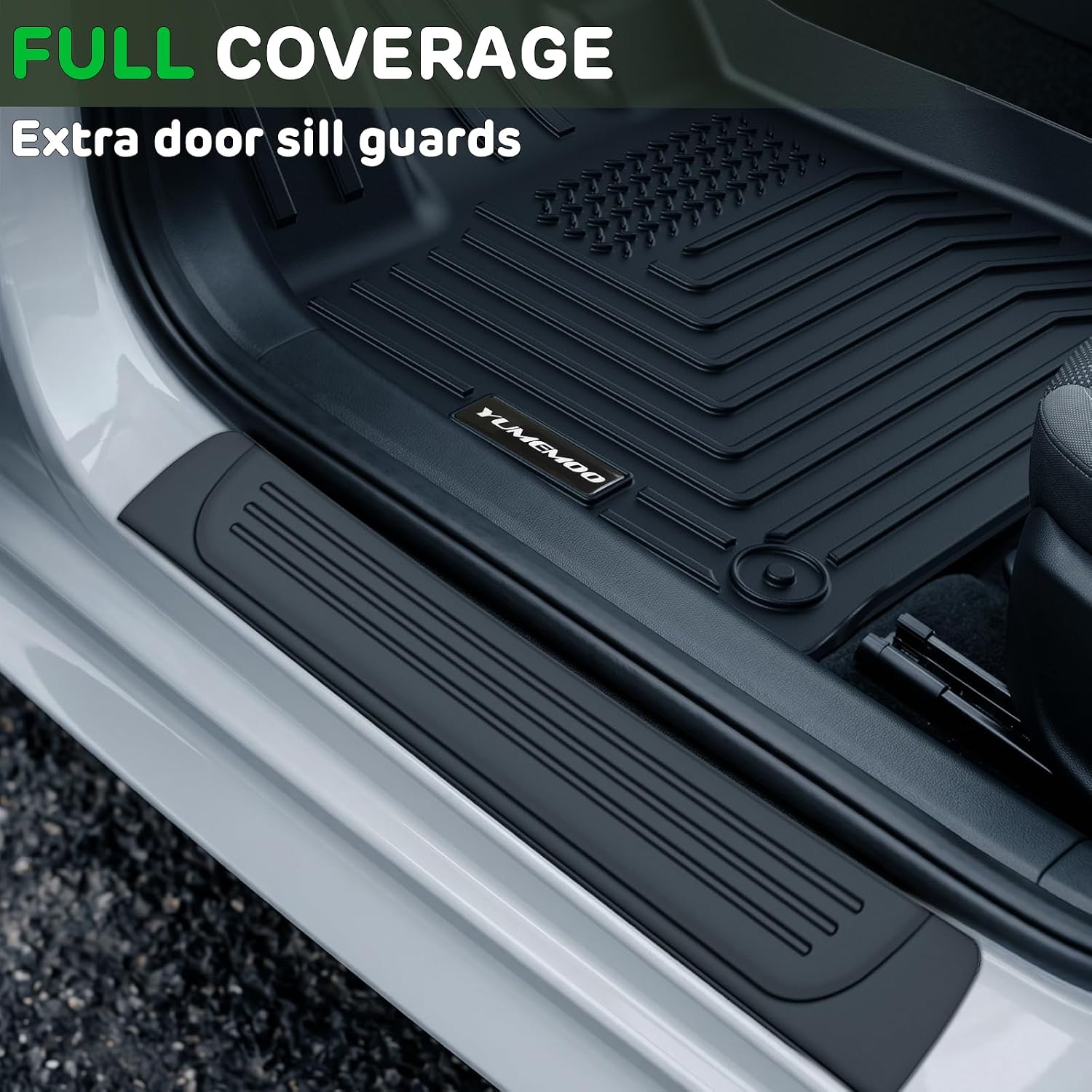 Floor Mats for 2026 Subaru Crosstrek Hybrid Upgrade Trunk Mat with Backrest Mat All Weather TPE Floor Liners Fit for Subaru Crosstrek Hybrid Odorless Anti-Slip Full Set Car Accessories(Not Fit Gas)