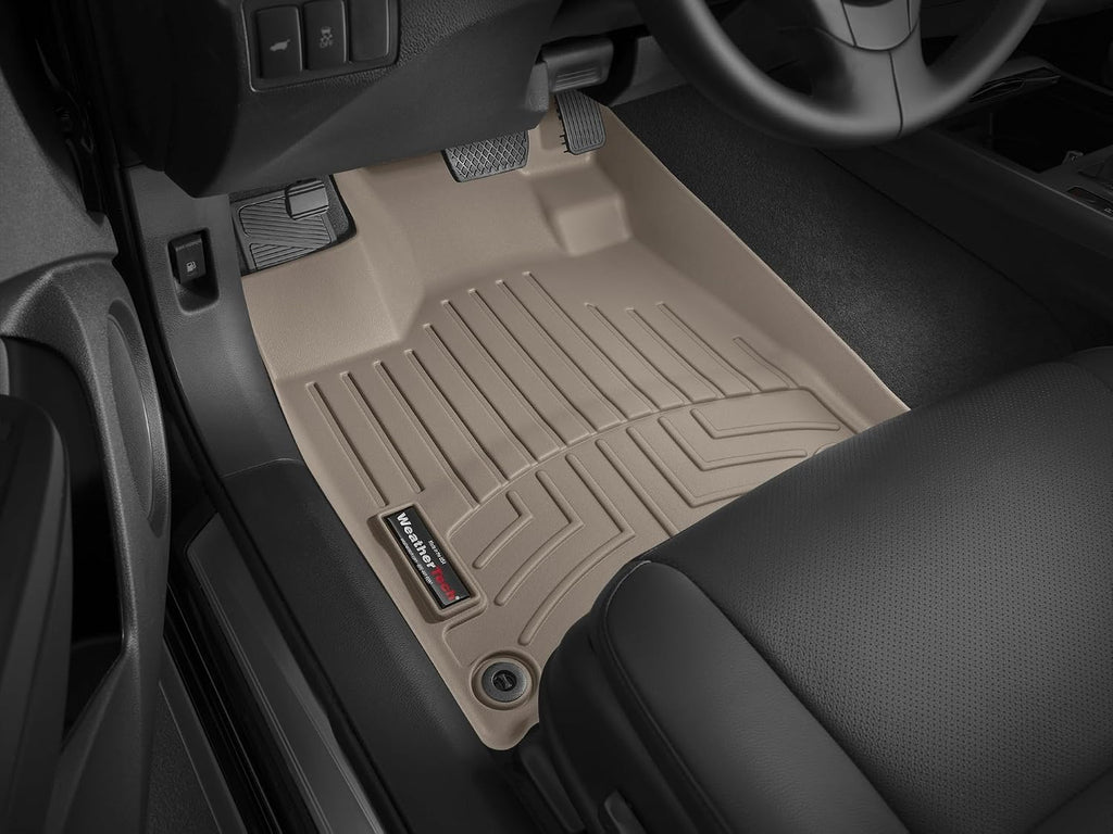 WeatherTech Custom Fit FloorLiners for Acura RDX, RDX, RDX - 1st Row (454711), Tan