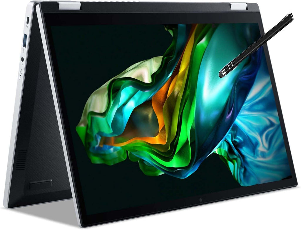 acer Touchscreen Spin 14 Convertible 2-in-1 Laptop Intel 8-Core i3 up to 3.8GHz 14in WUXGA 8GB DDR5 128GB SSD Web Cam HDMI Win 11 (A3SP14 - Renewed)