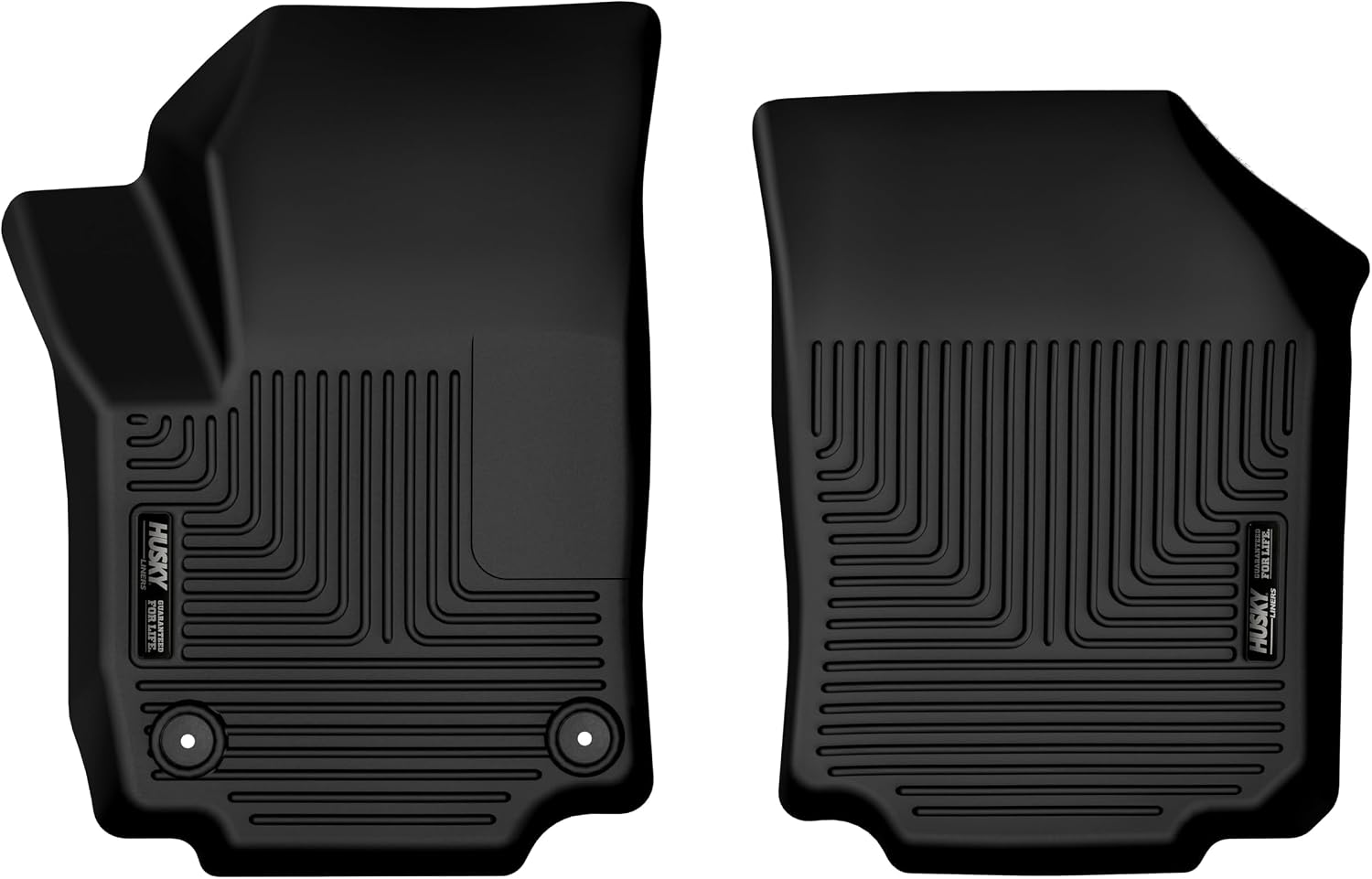 Husky Liners X-act Contour Floor Mats | Fits 2018-2024 Chevrolet Equinox & GMC Terrain | Front Row, 2-pc Black - 55911