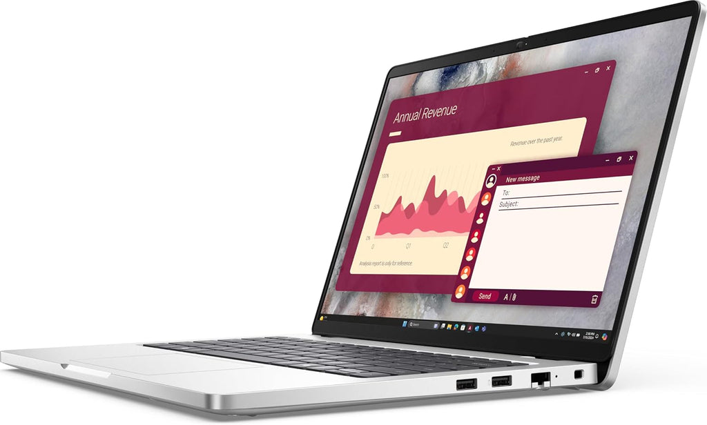 Dell Pro 14 PC14250 Business Laptop, 2025, 14' 1920x1200 Touch IPS, Intel Core Ultra 7 265U 12-Core, 16GB DDR5, 512GB SSD, Win11 Pro, Backlit KB, Wi-Fi 6E, BT 5.3, 1080p + IR Camera, Platinum Silver
