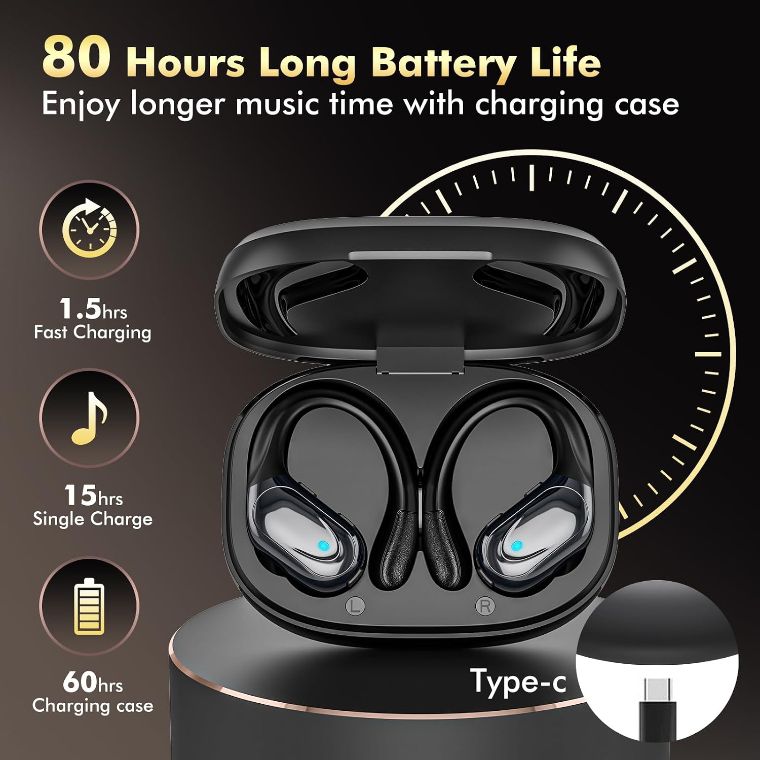 HAOYUYAN Wireless Earbuds