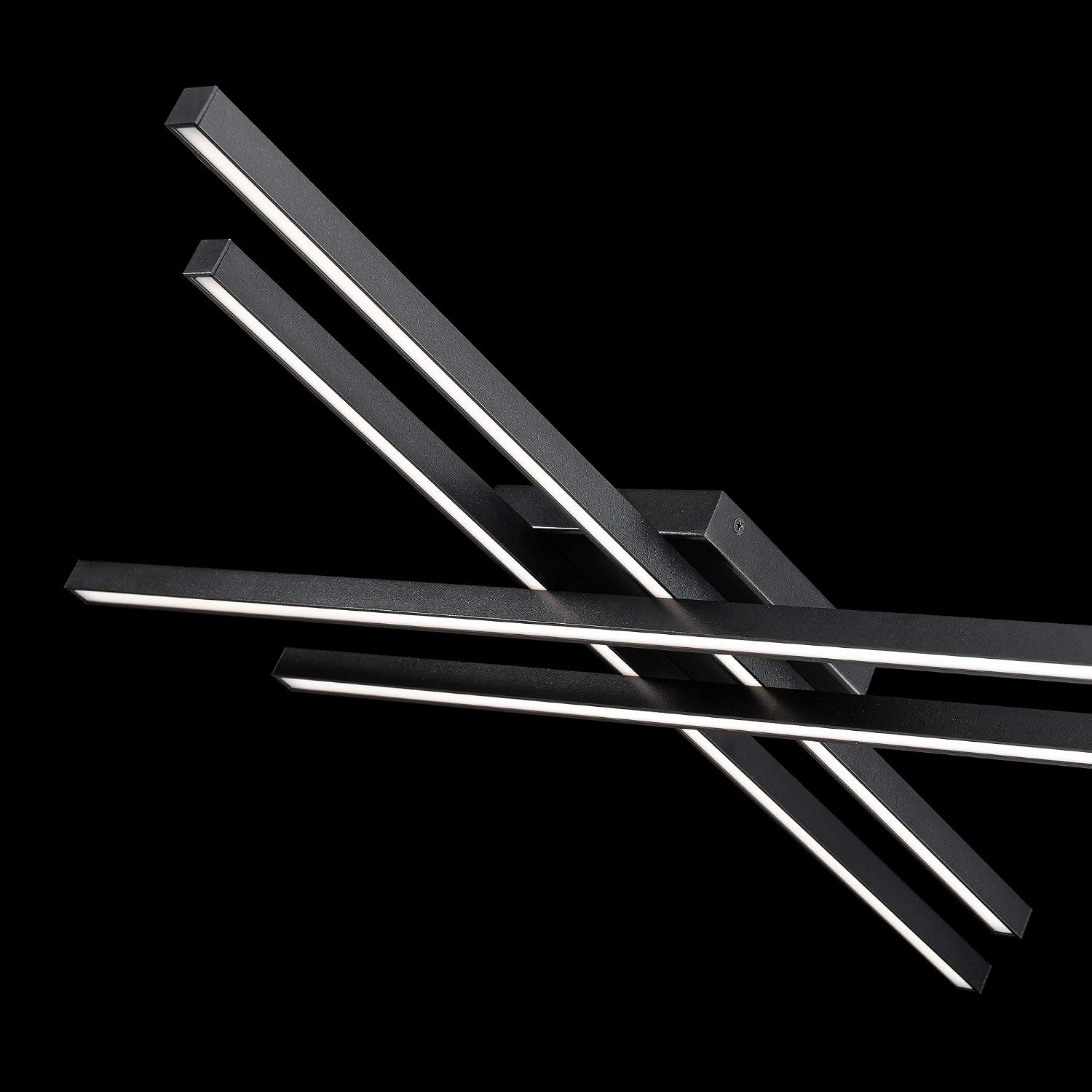 WAC Lighting dweLED, Parallax 42in LED Flush Mount 3-CCT 2700K-3000K-3500K Set to 3000K in Black