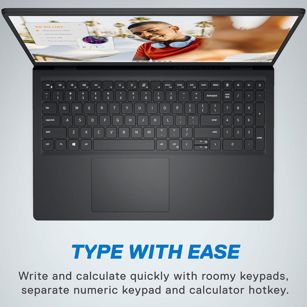 Dell Inspiron 15 15.6' Touchscreen FHD Laptop Computer, 8-Core AMD Ryzen 7 7730U (Beat i7-1365U), 32GB DDR4 RAM, 1TB PCIe SSD, WiFi, Bluetooth, Type-C, HDMI, Carbon Black, Windows 11 Pro