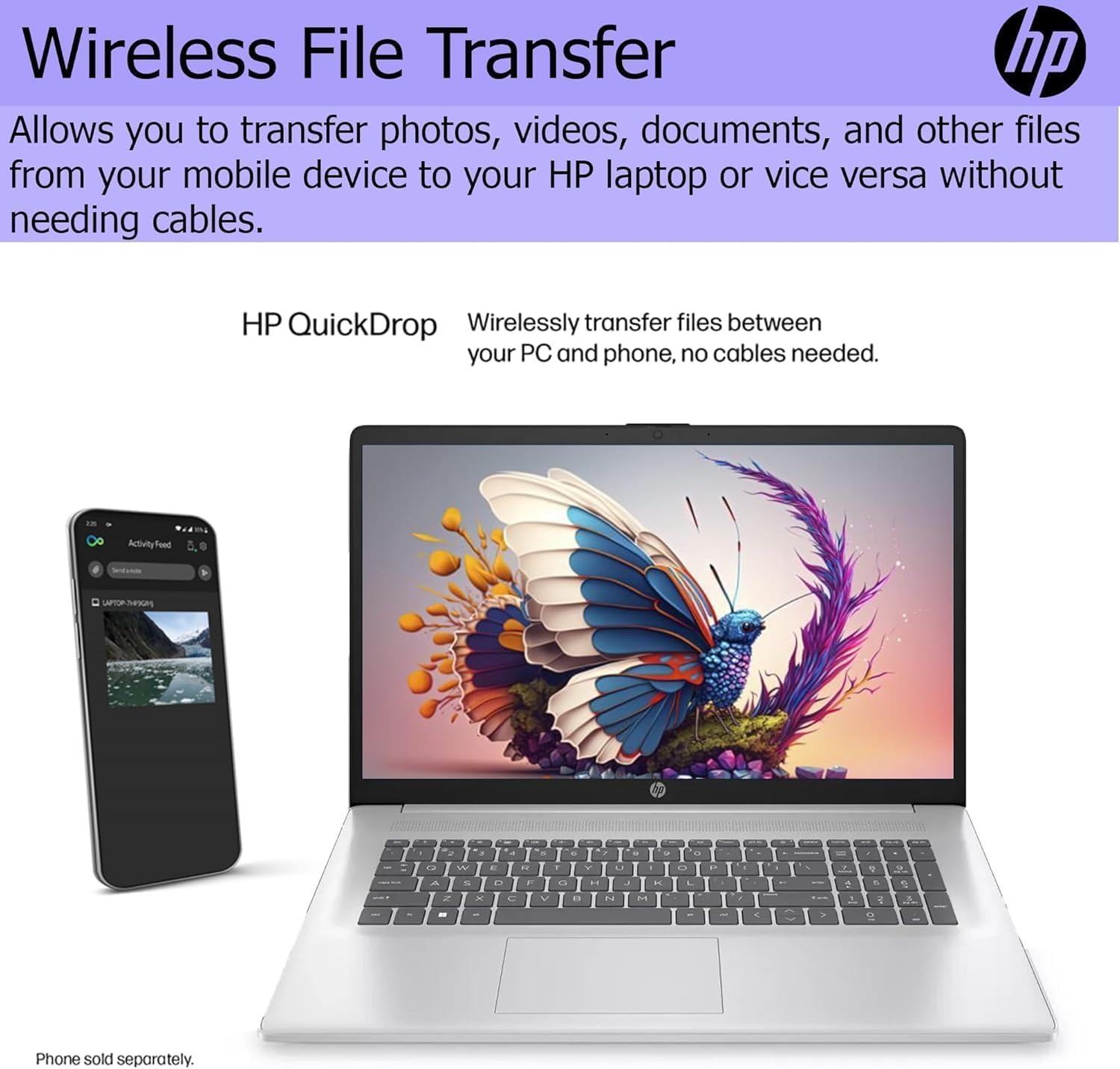 HP 17.3' Touchscreen Chromebook, 8GB RAM, 128GB SSD, Intel 4-Core, HDMI, Type C, ChromeOS Flex, Designed Purely for School and Work | Game App Not Allowed | No Mouse