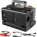 Adisipsoarin 500W Pure Sine Wave Power Inverter for Ryobi 18V Battery, 2-Ports DC 18V to AC(2 Outlets) 120V Car Charger Plug Inverter Adapter Converter for Camping, Travel, Emergencies(Tool Only)