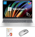 HP 15.6'' FHD Touchscreen Laptop, Intel 10-Core i5-1334U, 16GB RAM 512GB SSD, Lifetime MS Office & Copilot AI, Laptop for Business&Student, WiFi 6, Windows 11 Home