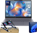Lenovo IdeaPad 5 AI-Powered Premium 2-in-1 Laptop, 14' FHD+ Touchscreen, Ultra 7 255U, 16GB Onboard RAM, 1TB SSD, Wi-Fi 6, Win11 Pro, Backlit, Thin & Quiet Design, Bundle with PCO Laptop Cooler