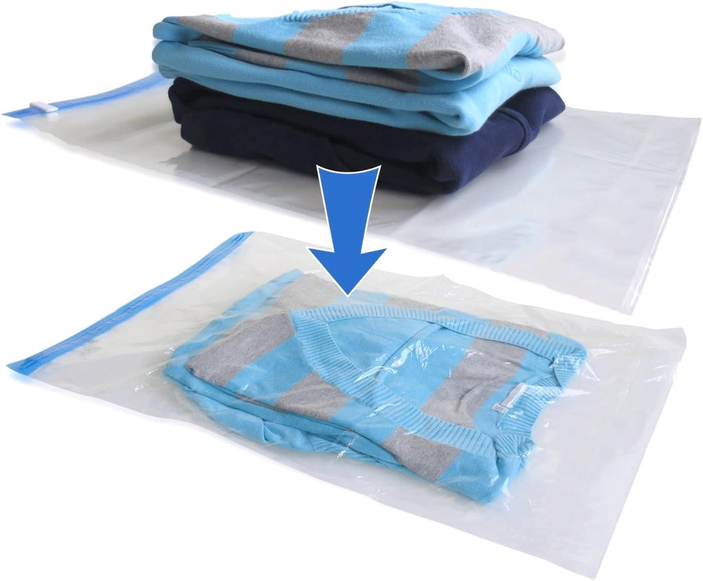 100x Quantity Space Saver Storage Dual Double Zipper Extra Tight Seal Bags for Travel, Suitcase, Moving, and Household use in size 36'x28' / 90cm x 70cm