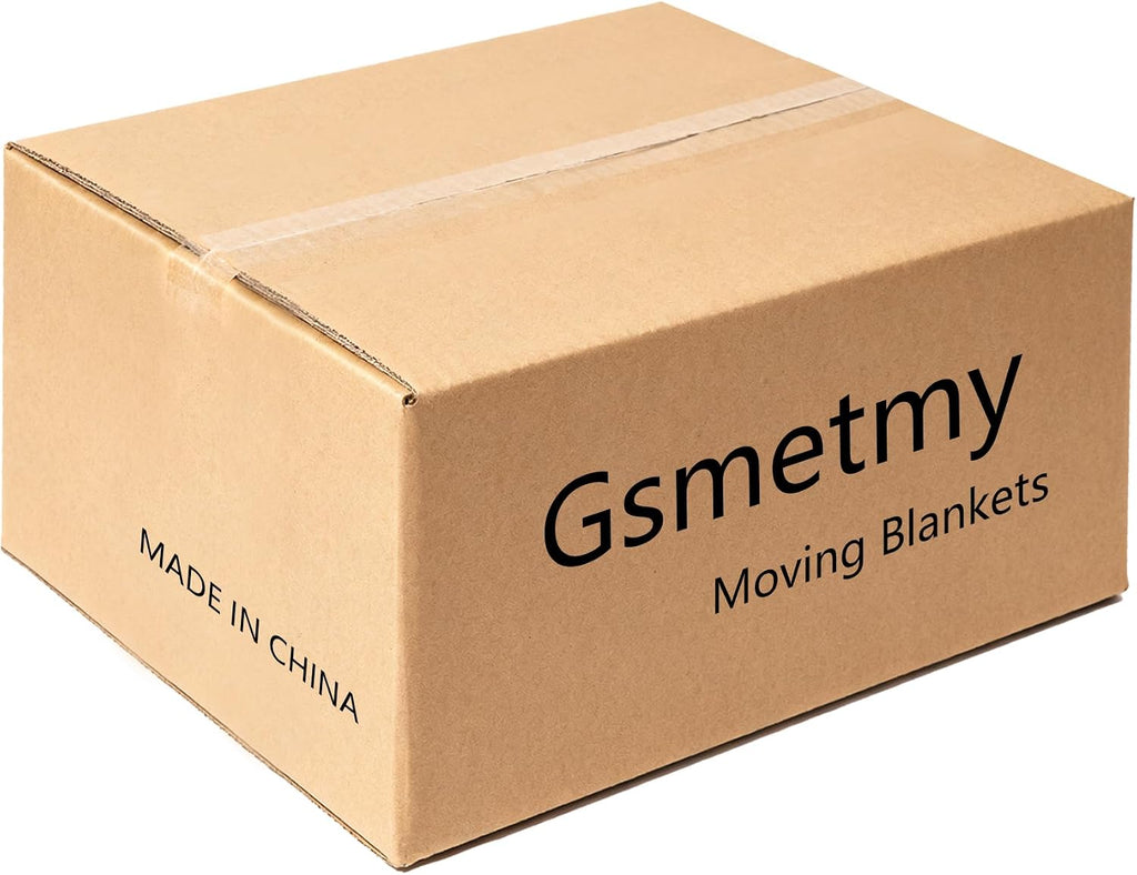 Packing & Moving Blanket - 80' x 72' 40 lb/dz - Professional Quilted Shipping Thick Furniture Pad (Blue 12 Pack)