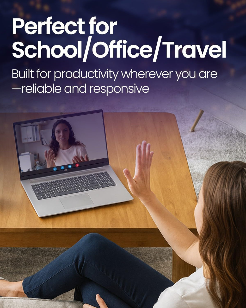 HP 17-inch Touchscreen Business Laptop · Intel 12-Core Ultra 7 255U · 12 NPU Tops · AI Copilot Ready · HD+ Display · Backlit KB · Privacy Camera · Win 11 Pro · w/Accessory (64GB DDR5 | 1TB SSD)