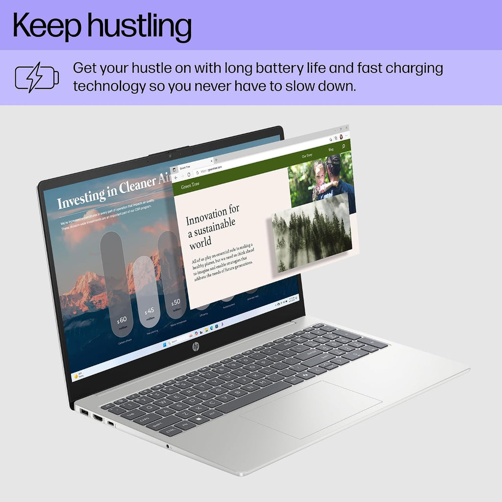 HP 15.6' FHD Touchscreen Laptop for College Student & Business, AMD Ryzen 7 7730U 8-Core(Beat i7-1355U), 32 GB RAM, 1 TB SSD, AMD Radeon Graphics, Long Battery Life, WiFi 6, Copilot, Windows 11 Pro