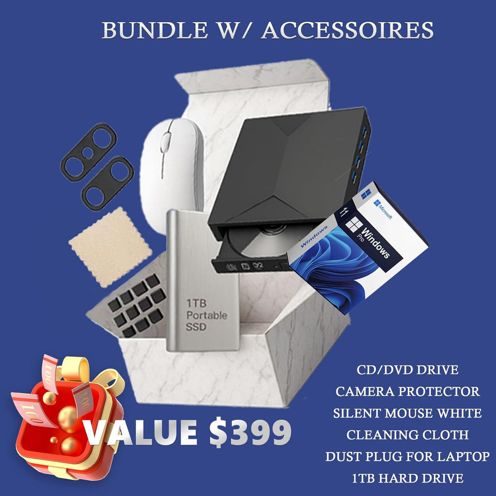 HP Touchscreen Laptop for Business and Students • 15.6' FHD IPS Disaplay • Intel 10-Core i7-1355U • Wi-Fi 6 • AI Noise Removal • Copilot • HD Webcam • w/Accessories • Win 11 Pro • (32 GB RAM, 1TB SSD)