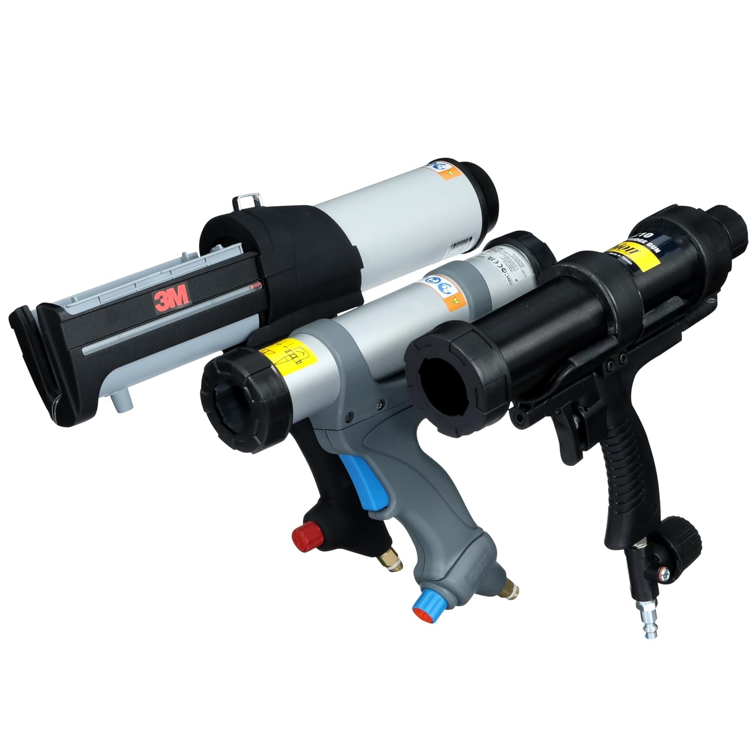 3M Single Cartridge Applicator Gun with Regulator, 39000, Pneumatic Applicator, Smooth Dispensing for Automotive Seam Sealing