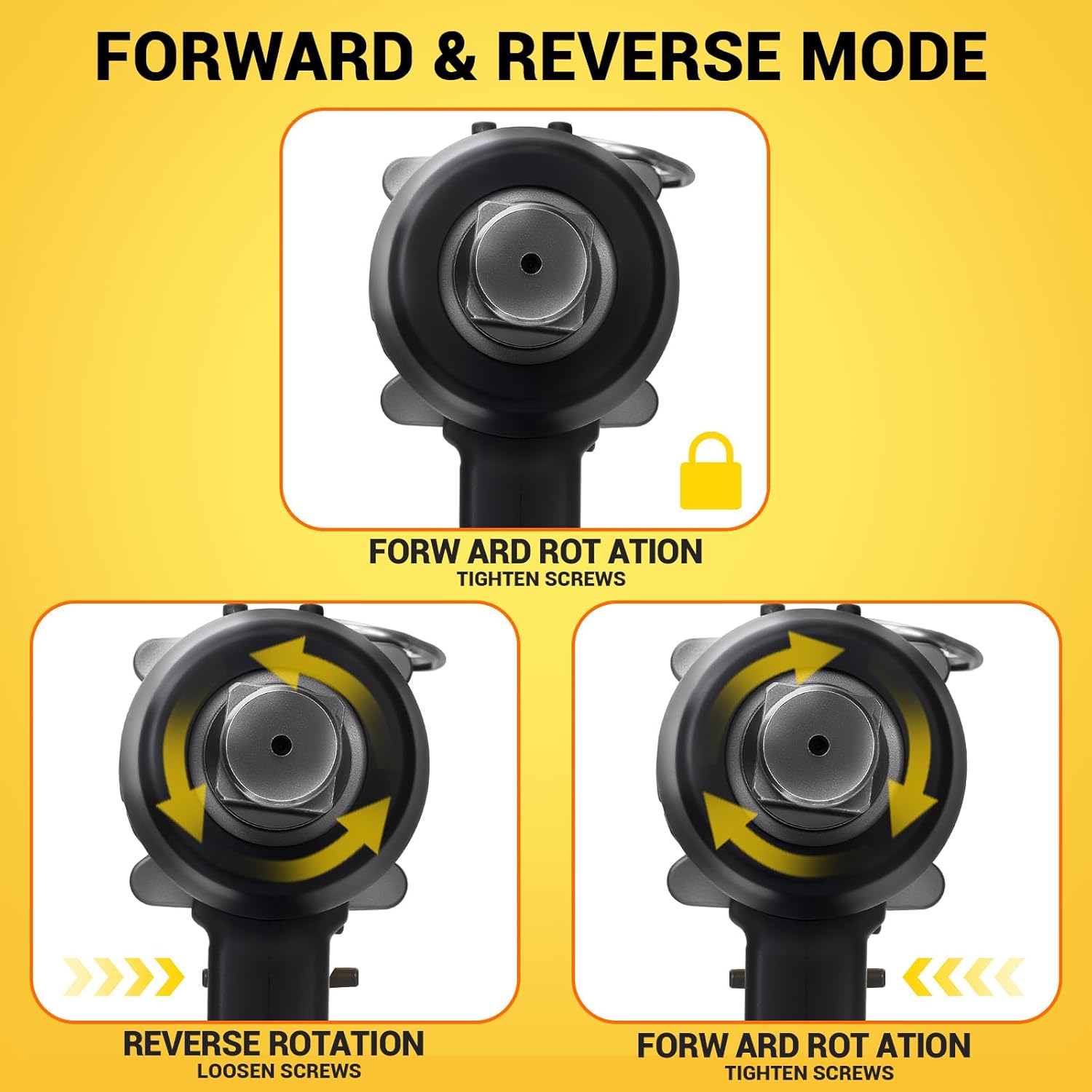Cordless Impact Wrench 1' Compatible with DeWalt 20V Battery, Impact Wrench 2250FT-LBS(3000N.m) High Torque Brushless Electric Impact, Power Impact Driver for Car, Truck (No Battery)
