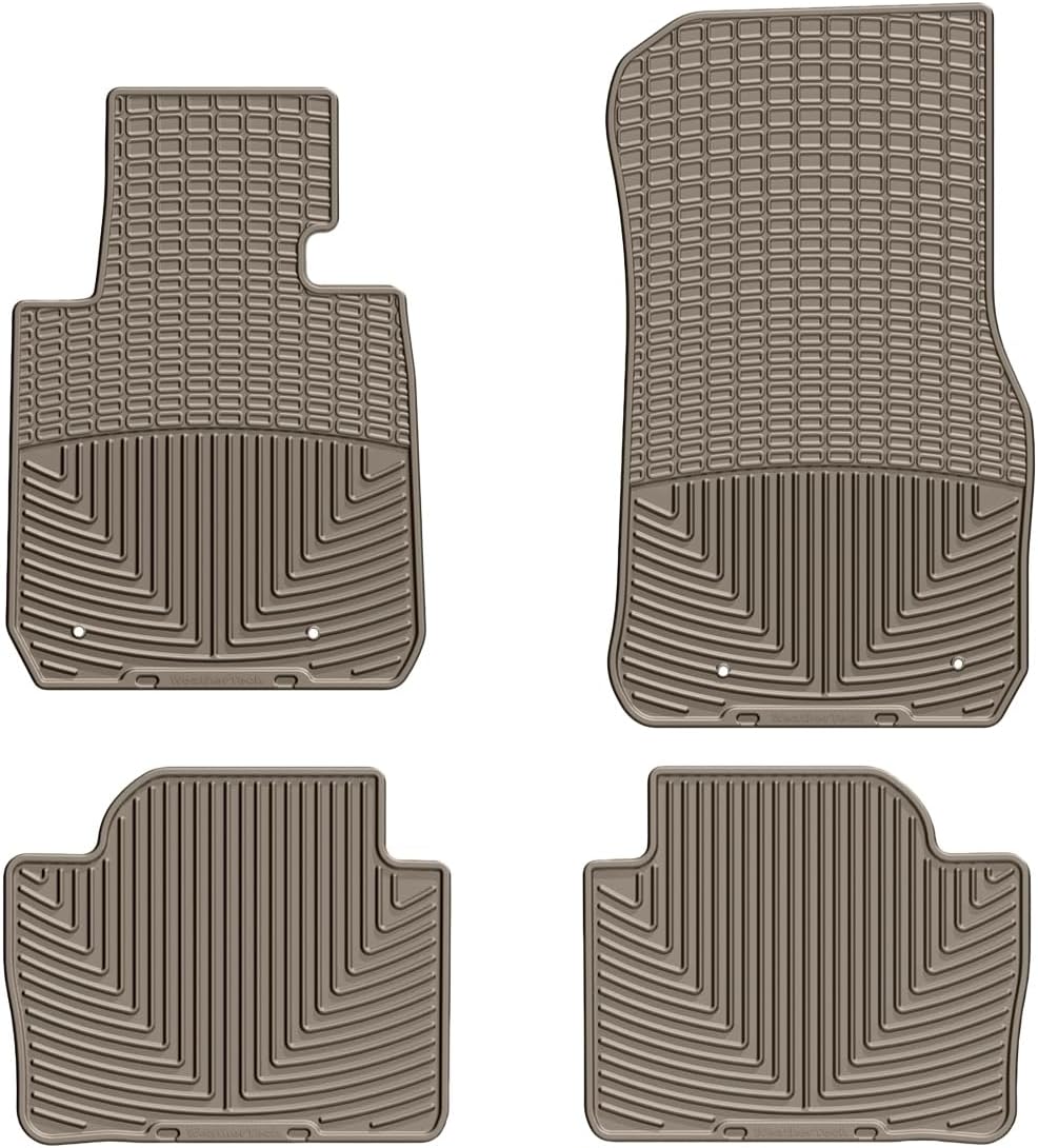 WeatherTech All-Weather Floor Mats for BMW 328i, 330e, 330i - 1st & 2nd Row (W267TN-W268TN), Tan