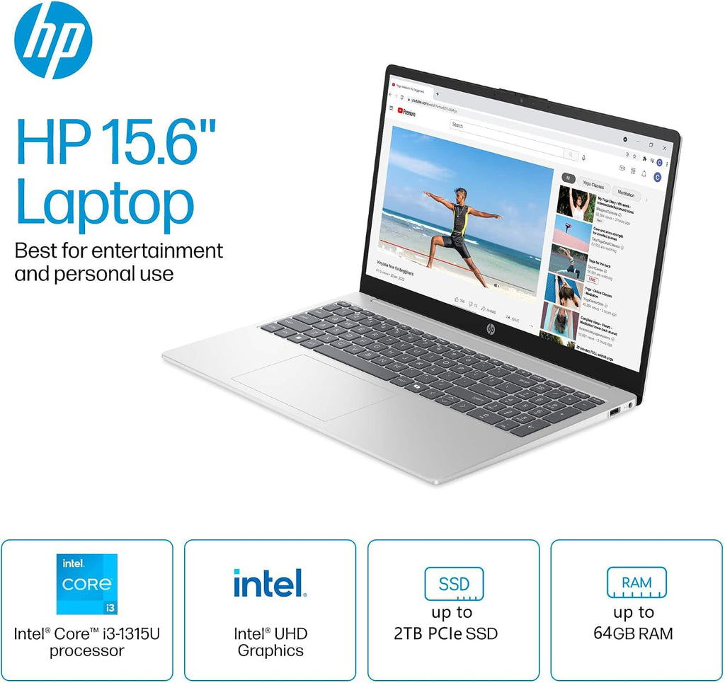 HP Touchscreen Laptop Computer for College Student Home Study & Business, 16GB RAM, 1TB PCIe SSD, 13th Gen Intel Core (Beat i5-1155G7), 15.6', WiFi 6, HDMI, Windows 11 Pro(Renewed)