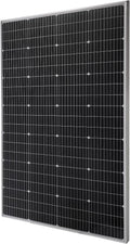VEVOR 200W Monocrystalline Solar Panel, 23% High-Efficiency Mono PV Module with Stable MC4 Output & Aluminum Frame, IP65 Waterproof Solar Panel for Car Boat RV Flat Rooftop Off-Grid Applications
