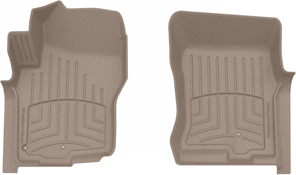 WeatherTech FloorLiner HP Custom Fit Floor Mats for Nissan Frontier - 1st Row (451761IM), Tan