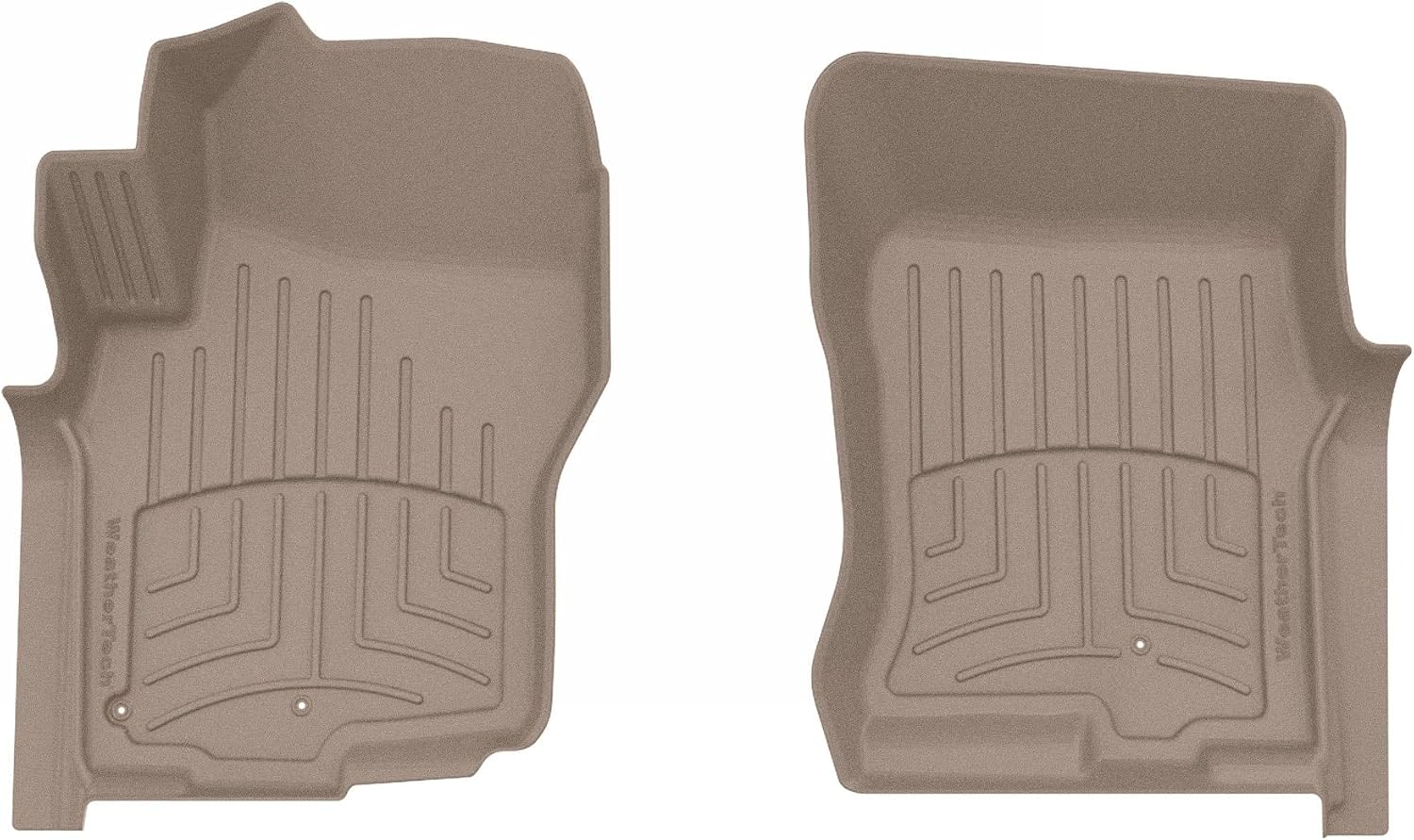 WeatherTech FloorLiner HP Custom Fit Floor Mats for Nissan Frontier - 1st Row (451761IM), Tan