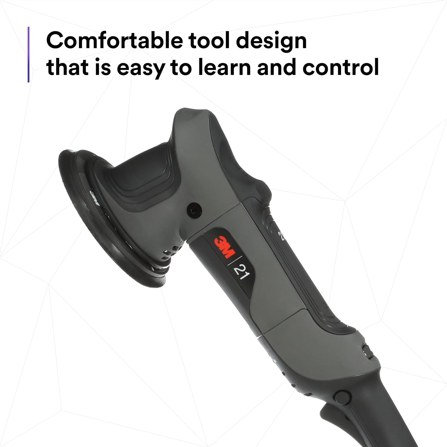 3M Perfect-It Random Orbital Polisher, 34101, 21mm, 120V/60Hz Variable Speed Control for Automotive Refinishing, Refining, Polishing