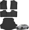 Floor Mats for Toyota Avalon 2013-2018 Upgrade Trunk Mat All Weather TPE Floor Liners Fit for Toyota Avalon 1st & 2nd Row and Cargo Liner Anti-Slip Full Set Car Mats