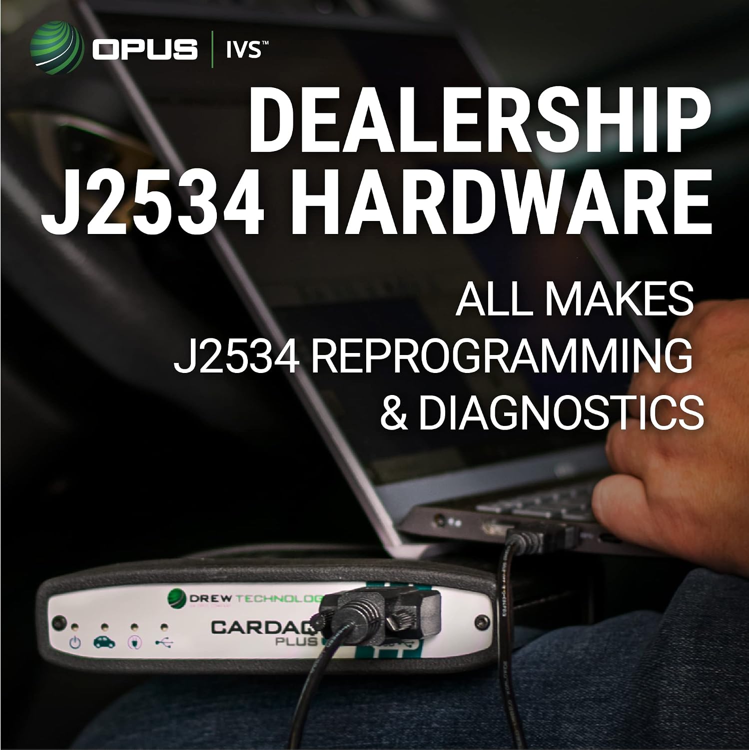 Opus IVS CarDAQ-Plus 3 All Makes J2534 Reprogramming Tool - Bluetooth