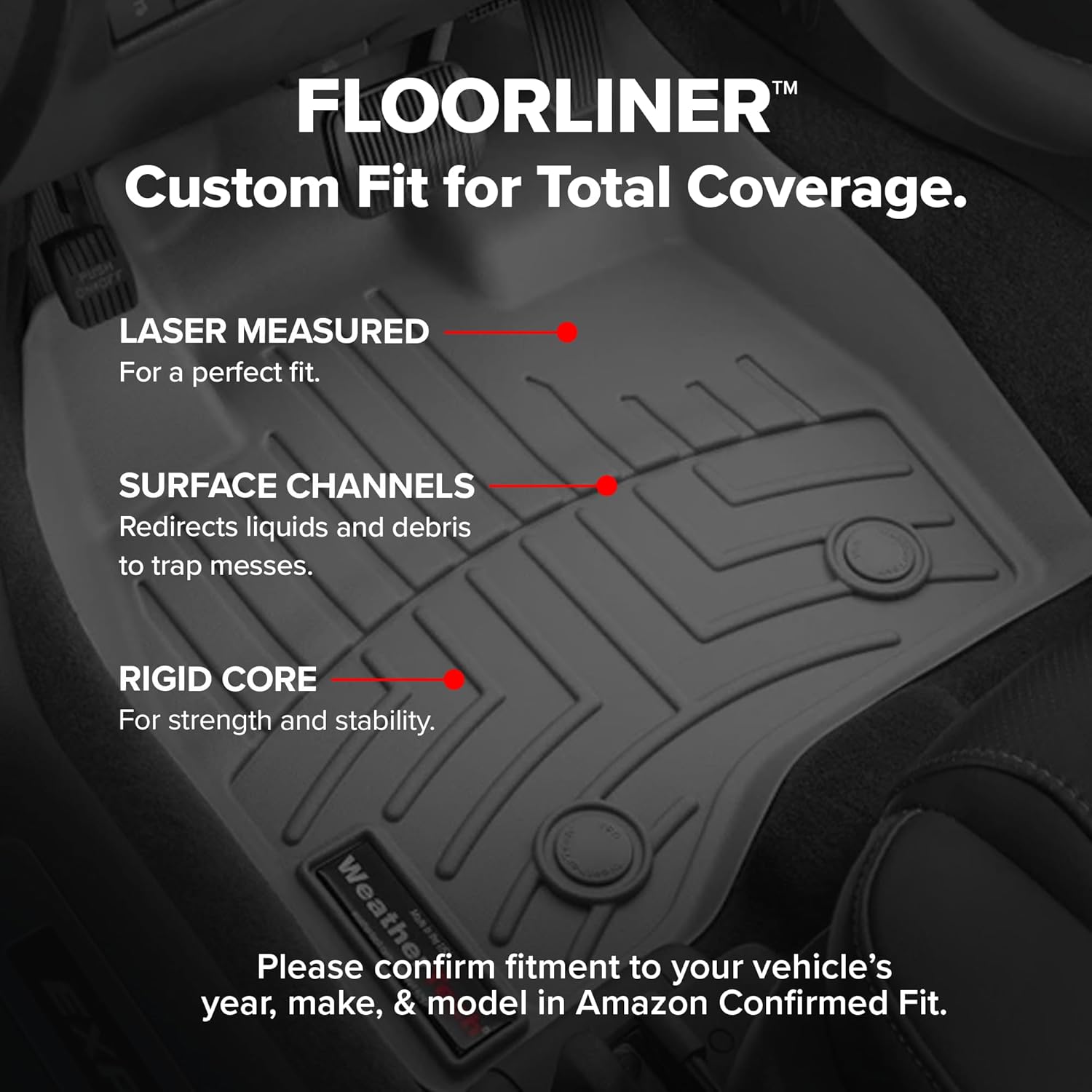 WeatherTech Custom Fit FloorLiners for Ford Explorer - Full Set (459811-453596), Tan