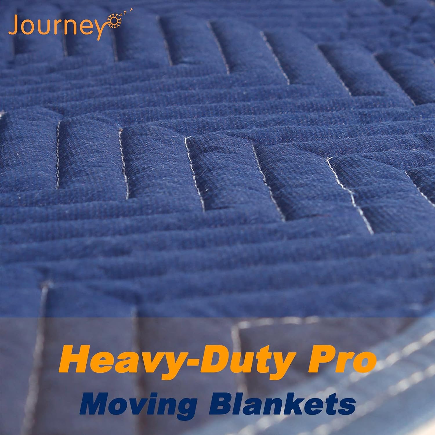 Padded Moving & Packing Blankets-Heavy Duty Pro - 80' x 72' (90lb/dz Weight) - Furniture Shipping Pads for Moving and Storage- Blue-6 Pack