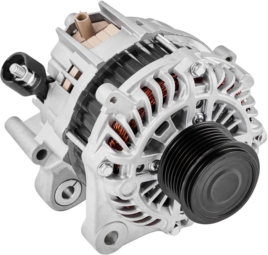 VEVOR Car Alternator 11999, Compatible with Honda Accord L4 2.4L 2013-2017, Automotive Replacement Alternator with Aluminum Housing and Pure Copper Round Coil, 31100-5A2-A02, AHGA88, 14489, A5TL0581ZC