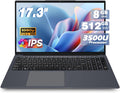 MYW 17 inch Laptop Computers, 3500U (Up to 3.7GHz),8GB DDR4 RAM 512GB SSD,1920 * 1080, Type-C(Date), WiFi5,BT,RJ45,Dual Stereo Speakers, Backlit Keyboard