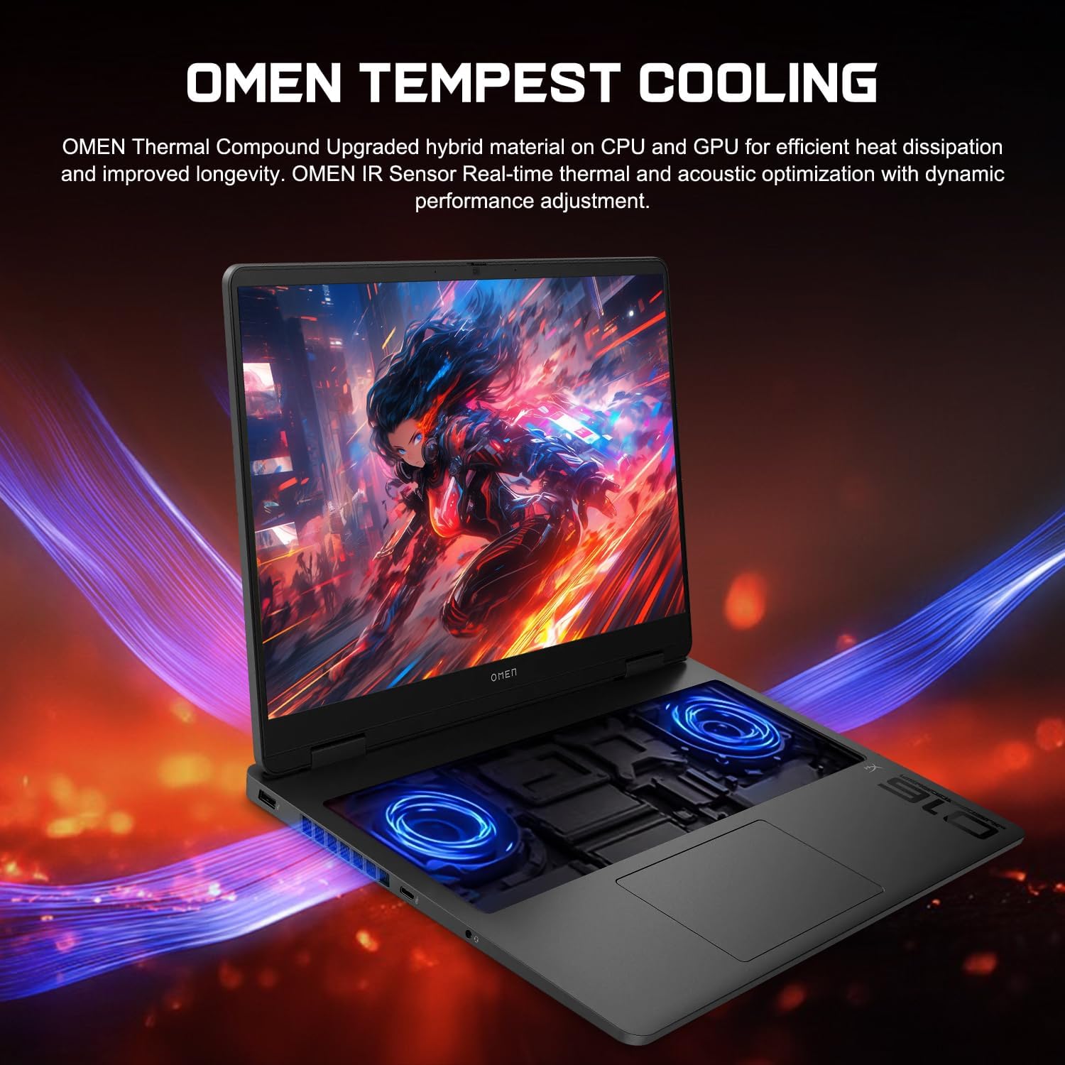 HP OMEN 16 Slim RTX 5070 Gaming Laptop, Intel Ultra 9 285H, NVIDIA RTX 5070, HyperX Audio, 16' FHD+ Anti-Glare, 32GB DDR5, 1TB SSD, 4-Zone RGB Backlit KB, Windows 11 Pro, Bundle Laptop Cooler