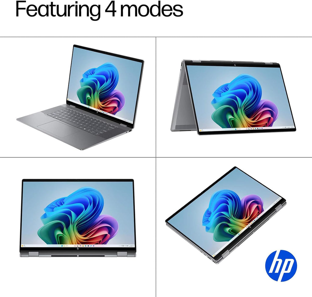 HP 2025 New Envy x360 2-in-1 Laptop, OmniBook X Flip 16' Touchscreen 2K IPS Display, AMD Ryzen AI 5 340, 16GB LPDDR5X RAM, 2TB Gen 4 SSD, Copilot AI, WiFi 6E, w/Mytrix Accessory, Win 11 Pro