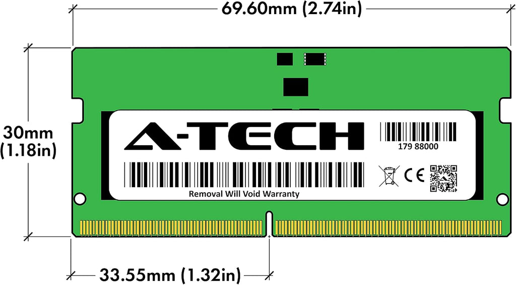 A-Tech 8GB RAM Compatible for Acer Nitro 5 Gaming Laptop | DDR5 4800MHz PC5-38400 SODIMM 1.1V 262-Pin Non-ECC SO-DIMM Memory Upgrade