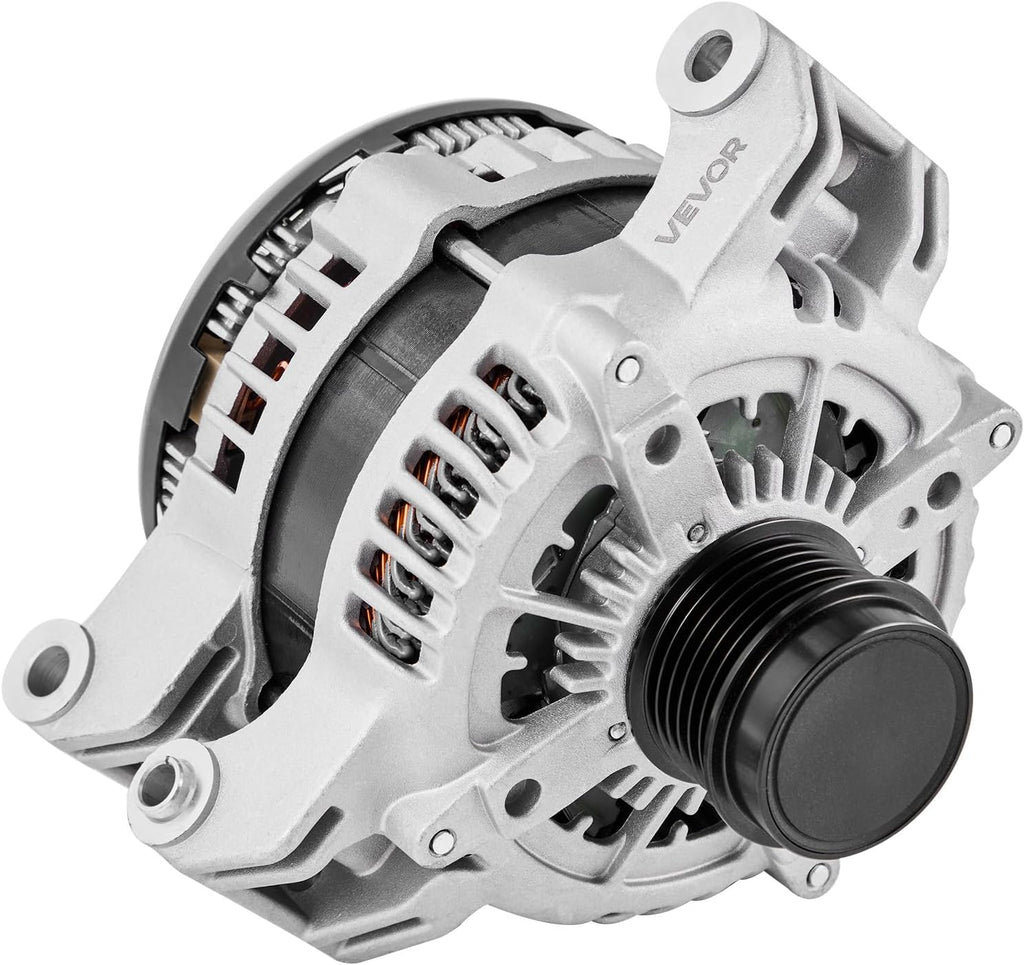 VEVOR Car Alternator 11598, Fit for Dodge Challenger V6 3.6L 2015-2021, Charger 2011-2021, Durango 2011-2020, Jeep Grand Cherokee 11-20, Ram 1500 13-15, Automotive Replacement Alternator 4210007040