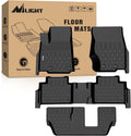 Nilight TPE Floor Mats for Jeep Grand Cherokee L 7-Passenger 2021 2022 2023 2024 2025 2026,All Weather Custom Fit Heavy Duty Floor Liners