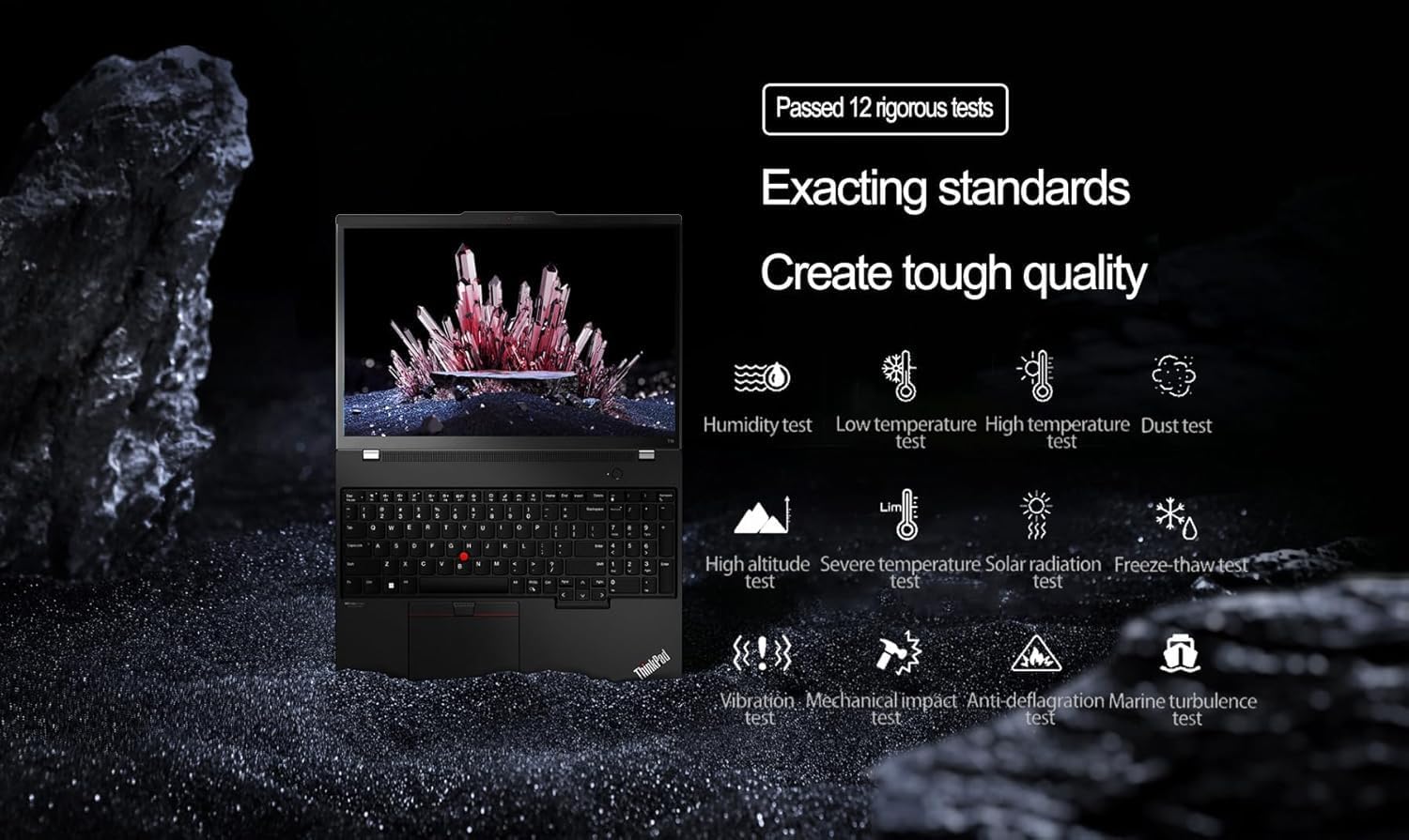 Lenovo ThinkPad T16 Gen 3 Business AI PC Laptop (16' FHD+ Touchscreen, Intel 12-Core Ultra 7 155U (>i7-1355U), 32GB DDR5 RAM, 1TB SSD), 2x Thunderbolt 4, Backlit, Fingerprint, 5MP Webcam, Win 11 Pro