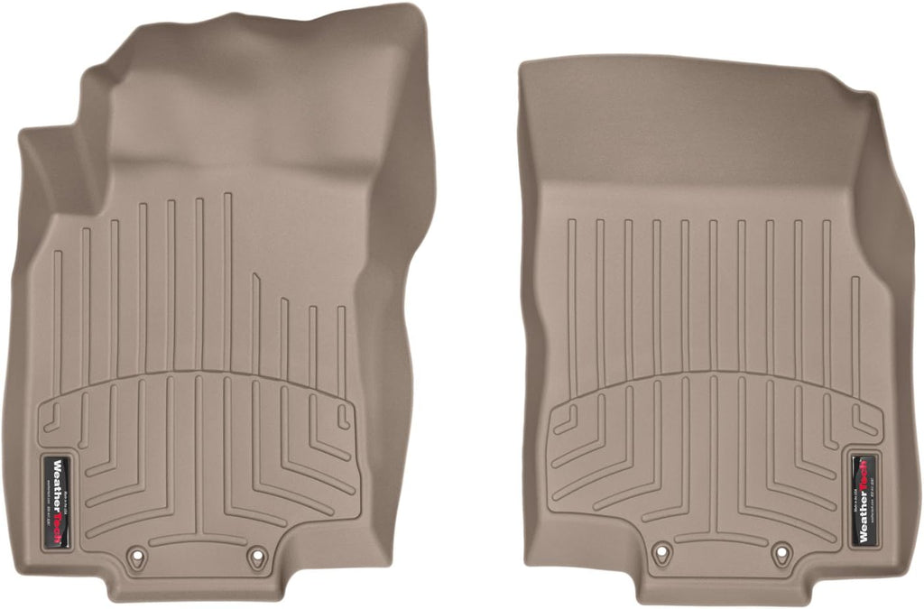 WeatherTech Custom Fit FloorLiners for Nissan Rogue - 1st Row (456301), Tan
