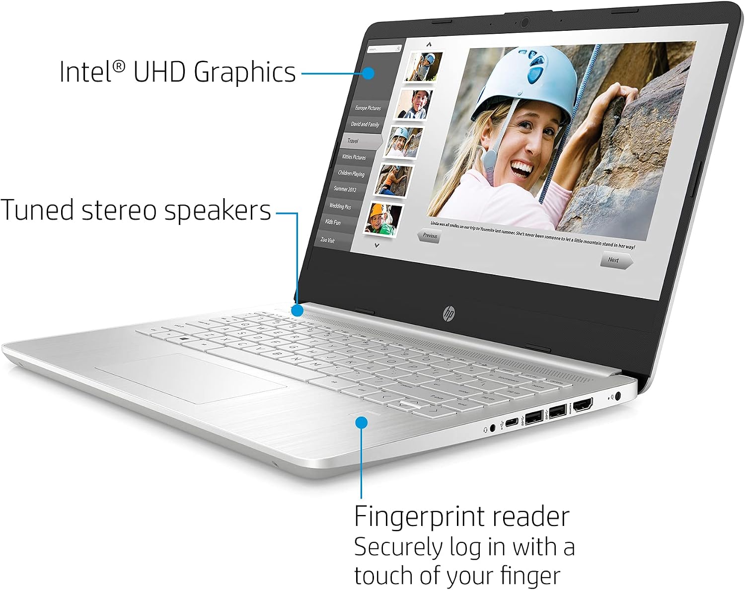 2021 Premium HP 14.0' FHD(1980x1080) Laptop Computer, Inter Core i3-1115G4 up to 4.1GHz, 4GB DDR, 256GB SSD, Wi-Fi and Bluetooth, Windows 10 Home S with Writing pad and Stylus