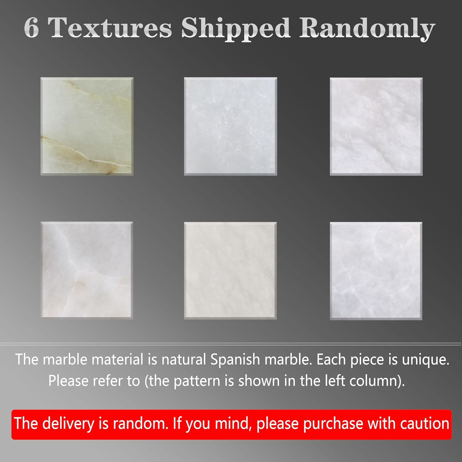 2 Pack 2 Light Square 14.7' Alabaster Marble Bathroom Wall Sconce Modern Concise Style Wall Light Fixture,Gold Finish for Bedroom Hallway Bedside