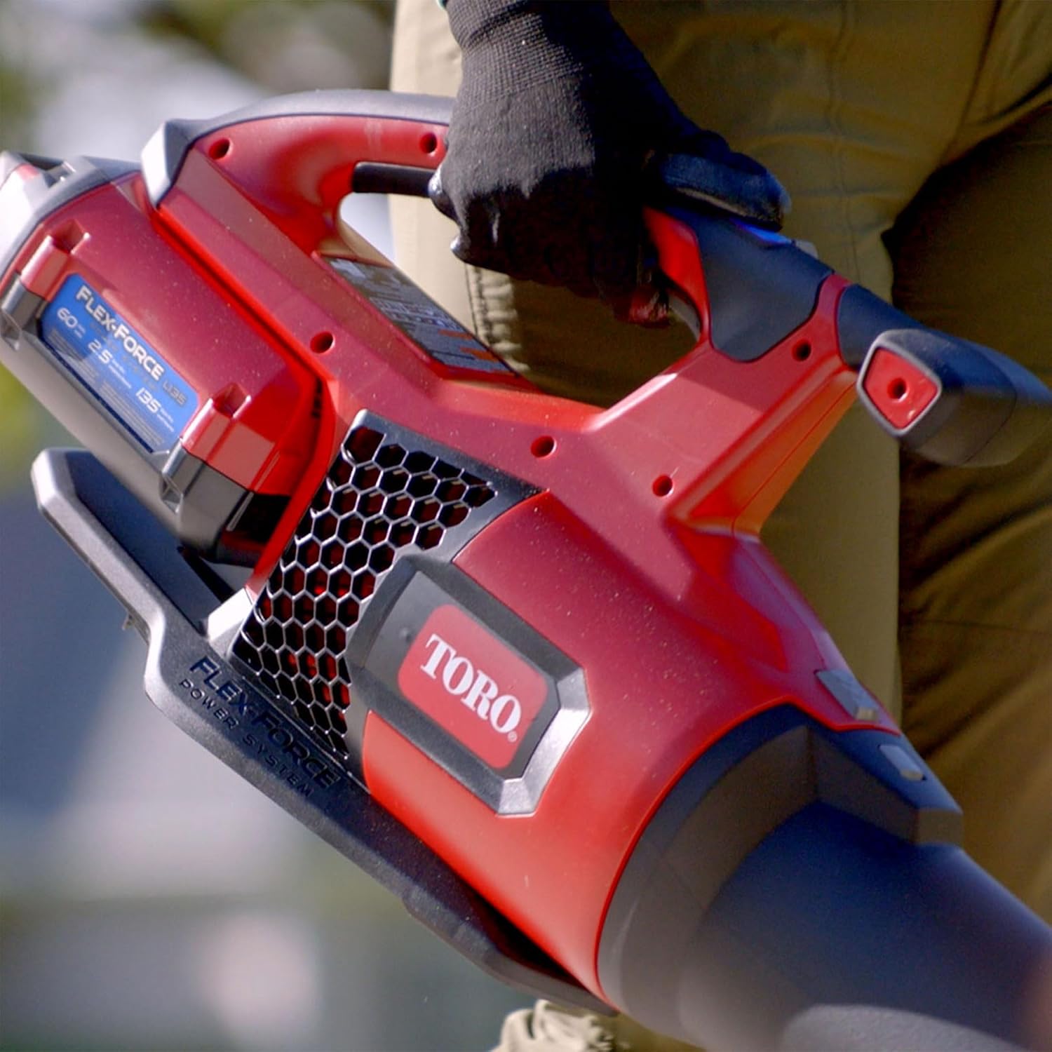 Toro 60-Volt Max Electric Brushless Cordless Leaf Blower with 120 MPH Air Speed and 605 CFM, 2.5 Ah Lithium Ion Battery & Charger Included