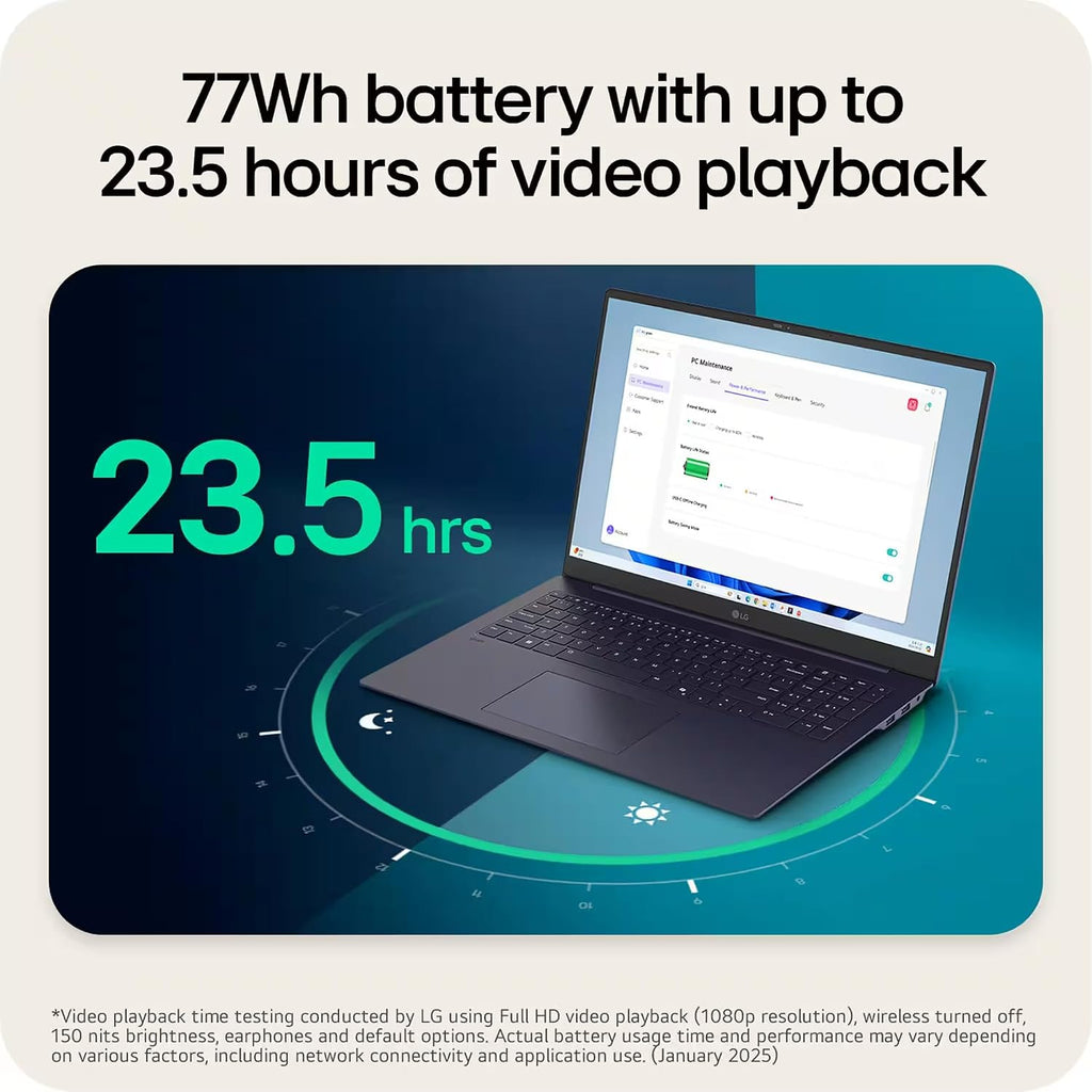 2025 LG Gram 17 Touchscreen Laptop - 17' Touch Display, Intel Ultra 9 288V, Intel Arc, Wi-Fi7, Backlit KB, Copilot+ PC, Lightweight, Long Battery Life, Win 11 Pro, 32GB RAM, 2TB SSD, Accessories
